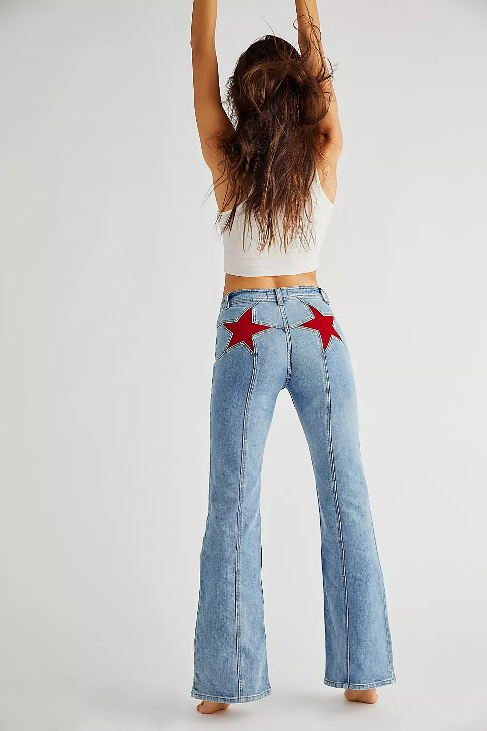 Star Flared Jeans