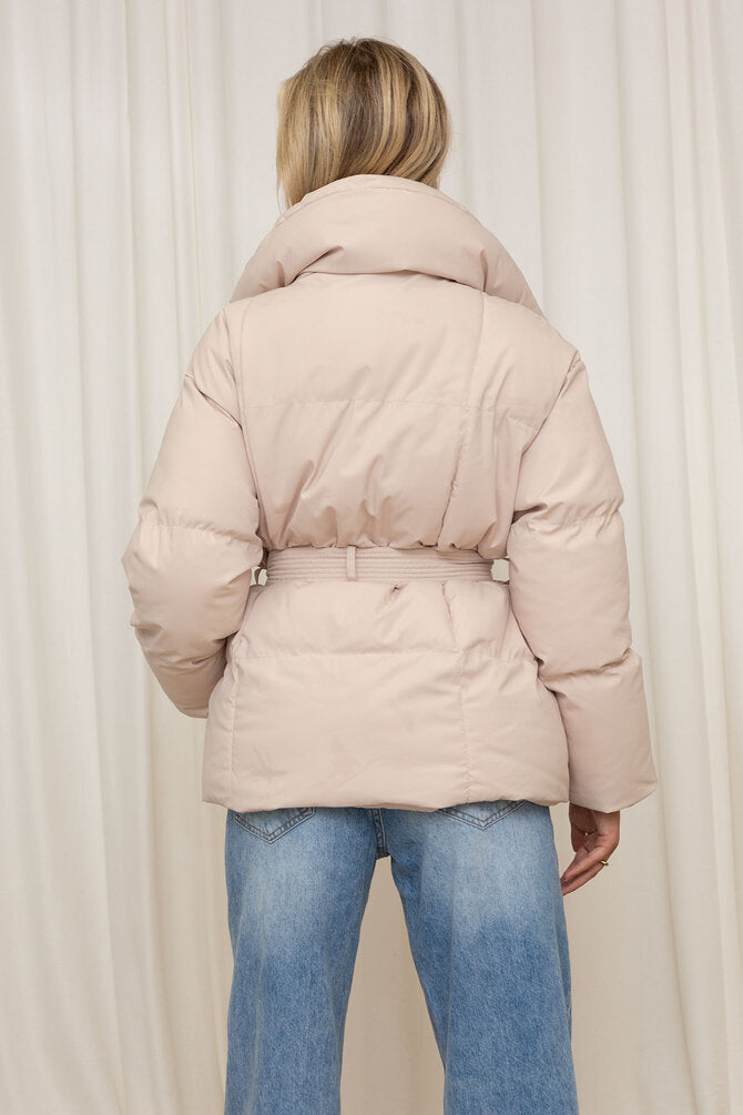 Belted Puffer Jacket