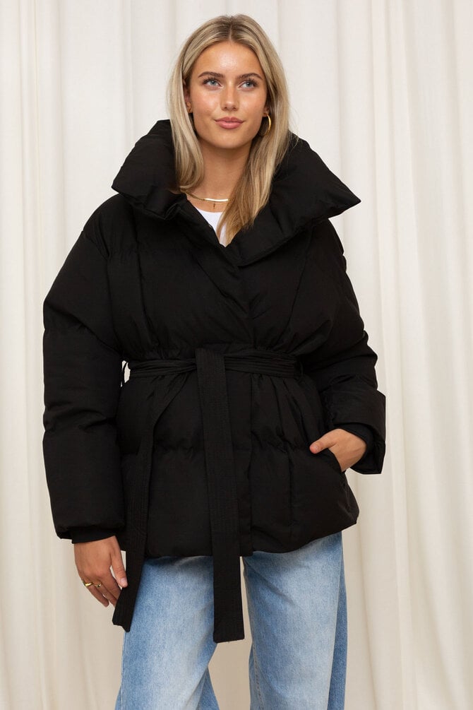 Belted Puffer Jacket